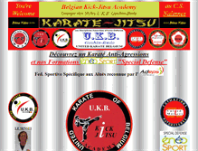 Tablet Screenshot of karate-jitsu.info